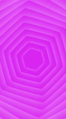 soyut mor altıgen arkaplan, çizgi geometrik duvar kağıdı, pürüzsüz döngü tünel optik illüzyonu 4K dikey döngü animasyonu, dikey döngü animasyonu