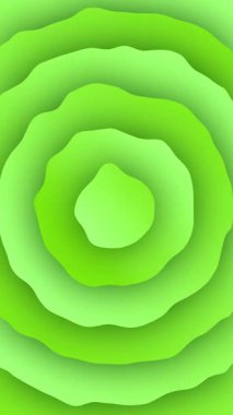 Zarif trippy arkaplan, açık yeşil girdap, kıvrık arkaplan gradyanı, hızlı dalgalı arka plan animasyon video gölge daire çizgisi büyüyen 4K kusursuz döngü animasyonu, dikey