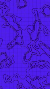 soyut harita topoğrafik arkaplan, mavi arkaplan üzerinde dalgalar, dikey