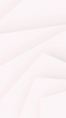 Düz beyaz soyut geometrik, dinamik 3D geometrik tasarım, gölge gradyan kareler arkaplan grafik tasarım web afişleri, dijital sanat, sunum, 4K dikey döngü animasyonu, dikey