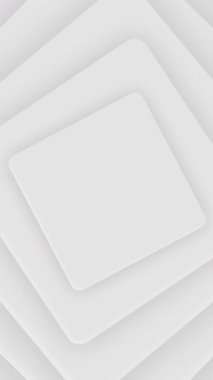 Gri kare çerçeve arkaplan, geometrik dikdörtgen duvar kağıdı, dikişsiz döngü tünel optik illüzyonu, dikey