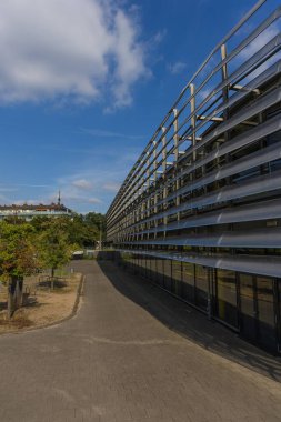 modern şehir boş sokak