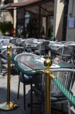 Düsseldorf Almanya 'daki kafe ve restoran 18 Mayıs 2025