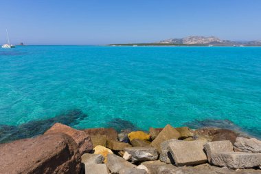 Yazın güzel deniz manzarası