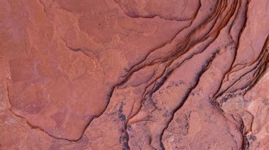 Doğal Sedona Kızıl Kayaları Soyut Düzen