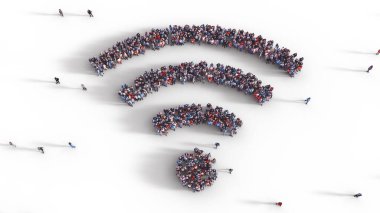 3 boyutlu illüstrasyon. Perspektif, gökdelen gökyüzüne yönelir. mavi gradyan. bina tasarımı