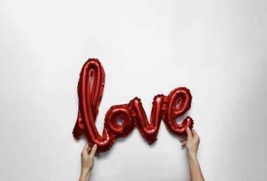 Aşk metin kırmızı kalp