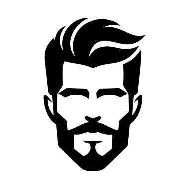 Beyaz arkaplanı olan sakallı adamlar.