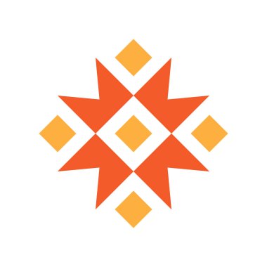 Kabilesel kusursuz desen renkli