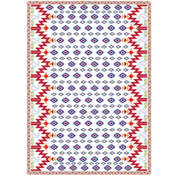 Jamdani sari sınır vektör deseni tasarımı.