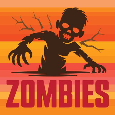 Zombiler için klasik tişört tasarımı. Zombiler için klasik tişört tasarımı.