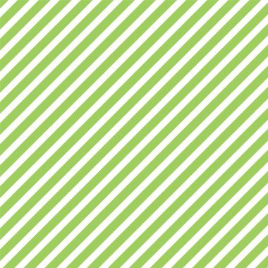 Çapraz Kireç Yeşil Çizgili Desen - Görünmez