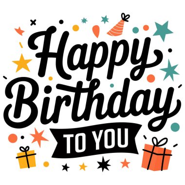 Doğum günü kartı ve mutlu doğum günü mektupları