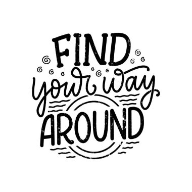 Inspirational quote about Love Yourself. Modern calligraphy. Brush painted letters, vector illustration.