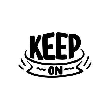 El çizimi motivasyon harfleri modern kaligrafi tarzında. Baskı ve poster tasarımı için ilham sloganı. Vektör illüstrasyonu