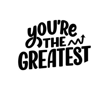 El çizimi motivasyon harfleri modern kaligrafi tarzında. Baskı ve poster tasarımı için ilham sloganı. Vektör illüstrasyonu