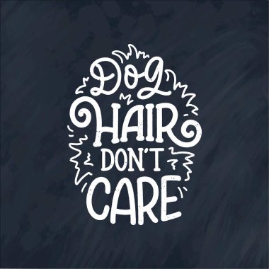 Komik ifadeli vektör illüstrasyonu. Köpekler hakkında elle çizilmiş ilham verici bir alıntı. Poster, tişört, kart, davetiye, çıkartma, afiş.