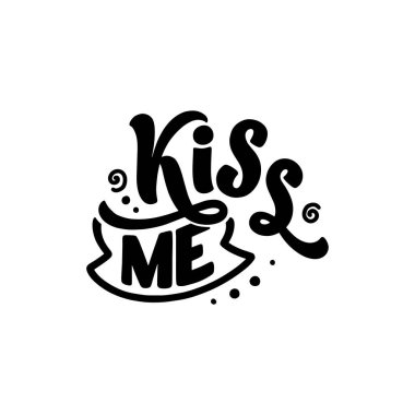 Lettering slogan for St. Patrick Day. Hand drawn phrase for gift card, poster and print design. Modern calligraphy celebration text. Vector illustration