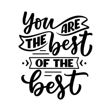 Inspirational quote about Love Yourself. Modern calligraphy. Brush painted letters, vector illustration.