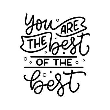 Inspirational quote about Love Yourself. Modern calligraphy. Brush painted letters, vector illustration.