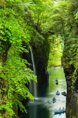 Takachiho Gorge ve Manai Şelaleleri Miyazaki Bölgesi, Japonya