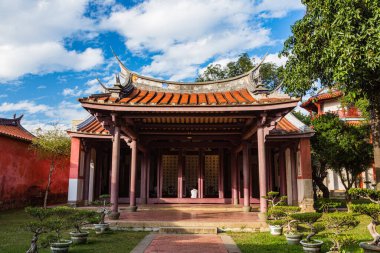 Tainan, Tayvan 'daki Konfüçyüs Tapınağı' ndaki Minglun Salonu.