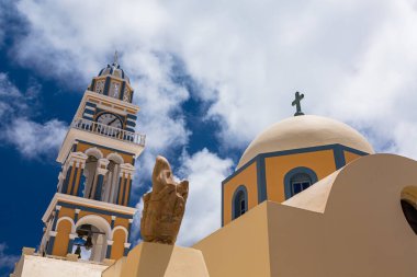 Fira, Santorini, Yunanistan 'daki Baptist St. John Katedrali