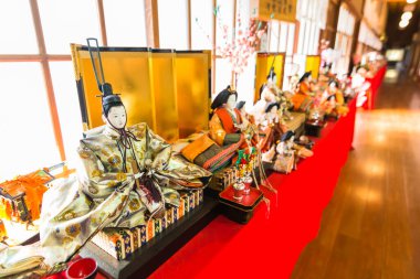 Enshu 'nun üç dağından biri olan Kasuisai Hinamatsuri, Fukuroi Şehri, Shizuoka Bölgesi, Japonya