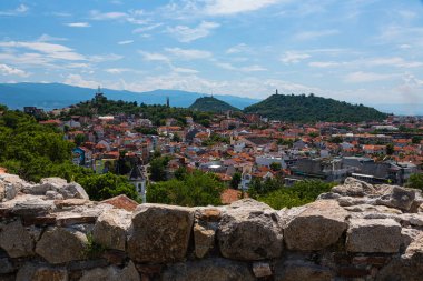 Bulgaristan 'ın Filibe kentindeki Nebet Tepe' den Görüntü