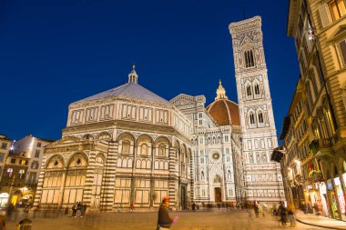 Duomo, Santa Maria del Fiore Katedrali ve İtalya 'nın Floransa kentindeki San Giovanni Vaftizhanesi