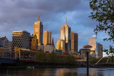 Melbourne, Avustralya 'daki Flinders sokak istasyonu.