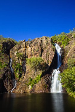 Litchfield Ulusal Parkı 'ndaki Wangi Şelalesi, Kuzey Bölgesi, Avustralya