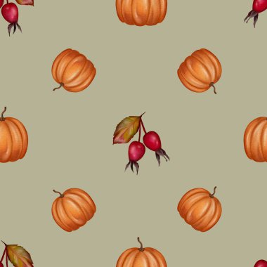 suluboya balkabakları ve böğürtlenlerle kusursuz sonbahar arkaplanı