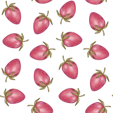 Pembe böğürtlenli, kusursuz bir desen. Çilek desenleri. Yaz kapağı için suluboya stili, botanik duvar kağıdı, klasik fon, düğün davetiyesi