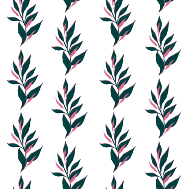 Elle çizilmiş dallar ve bitkilerle kusursuz desen. Yapraklı botanik yüzey tasarımı, tekstil baskısı için illüstrasyon, duvar kağıdı, ambalaj kağıdı, gıdak, kart, mektup, düğün, tatil