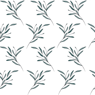 Elle çizilmiş dallarla kusursuz bir desen. Tekstil baskısı için çiçek resimleri, çarşaf, yorgan örtüsü, perdeler, oturma odası için duvar kağıdı. Tekstil baskısı için bahar yüzey tasarımı, duvar kağıdı, ambalaj kağıdı, gıdak, kart, mektup, düğün, tatil