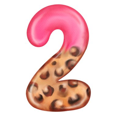 Vahşi leopar desenli, pembe bluzlu, oyuncu ve cesur iki numara..