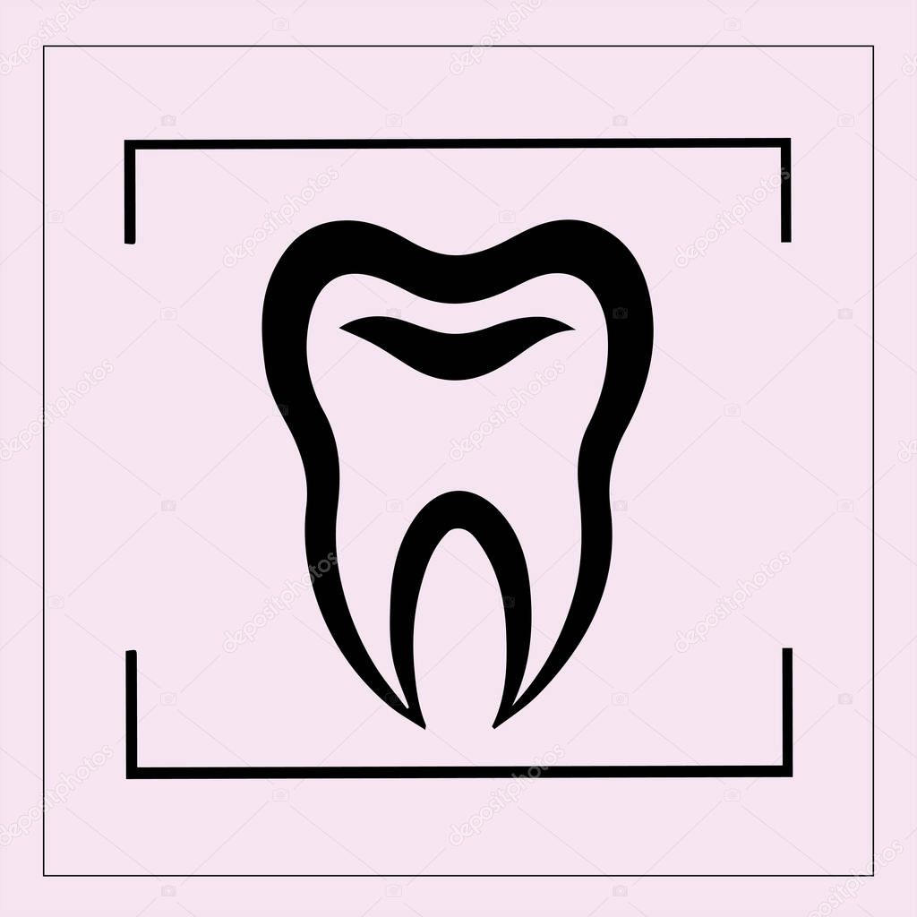 Teeth  icon. Vector illustration