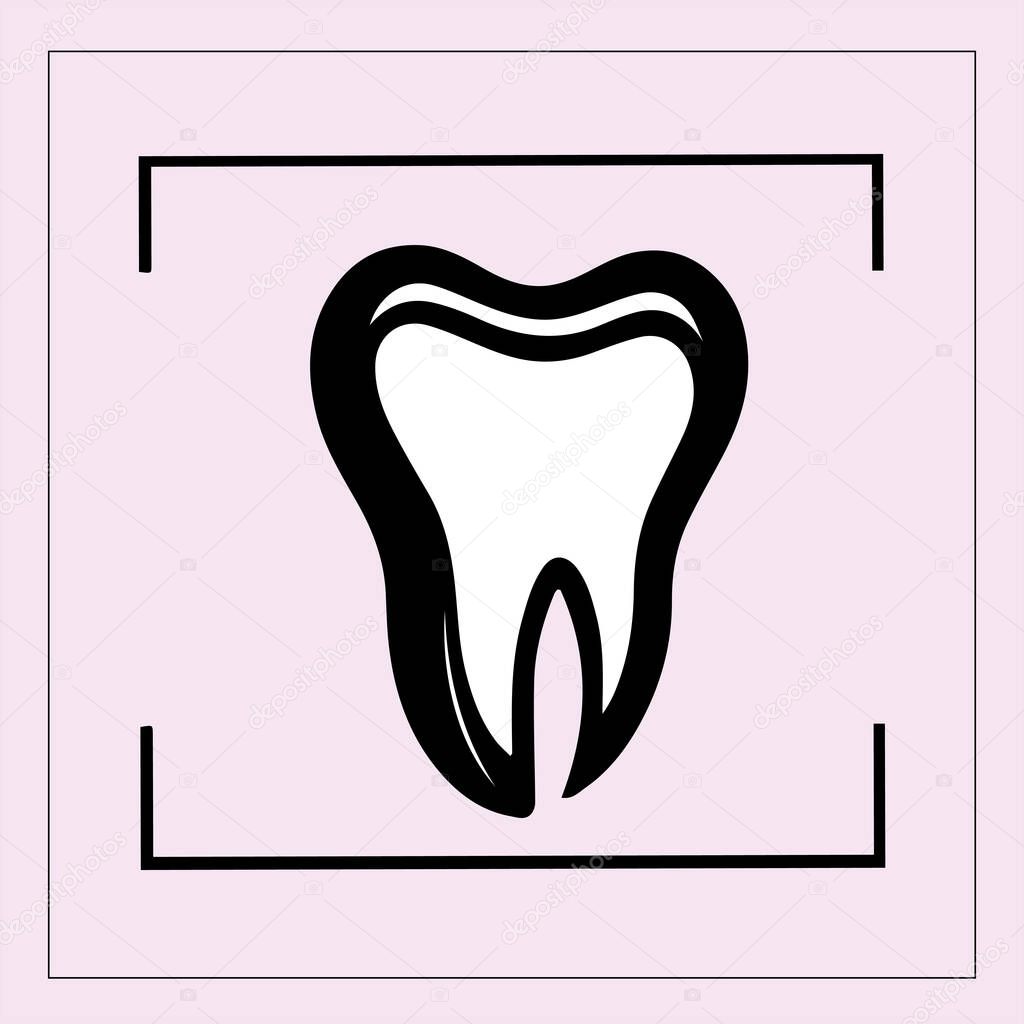 Teeth  icon. Vector illustration