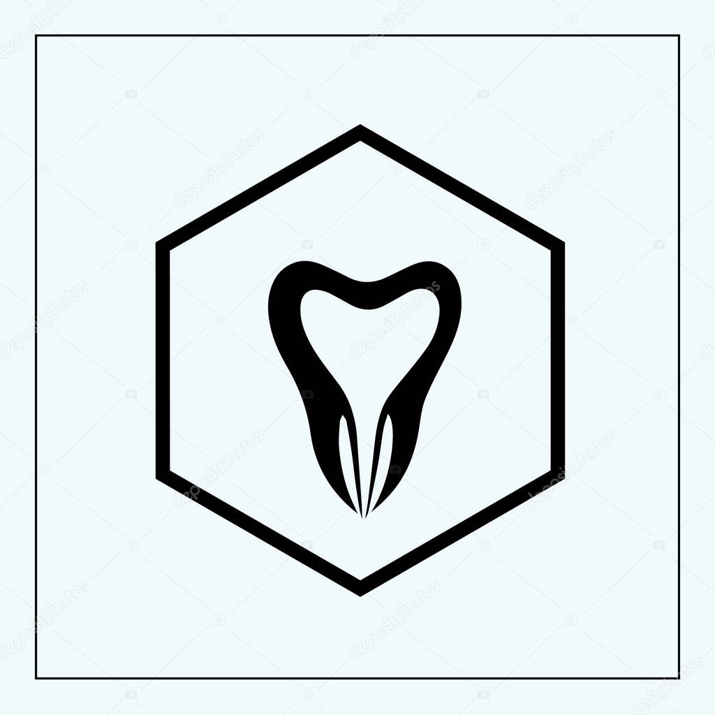 Teeth  icon. Vector illustration