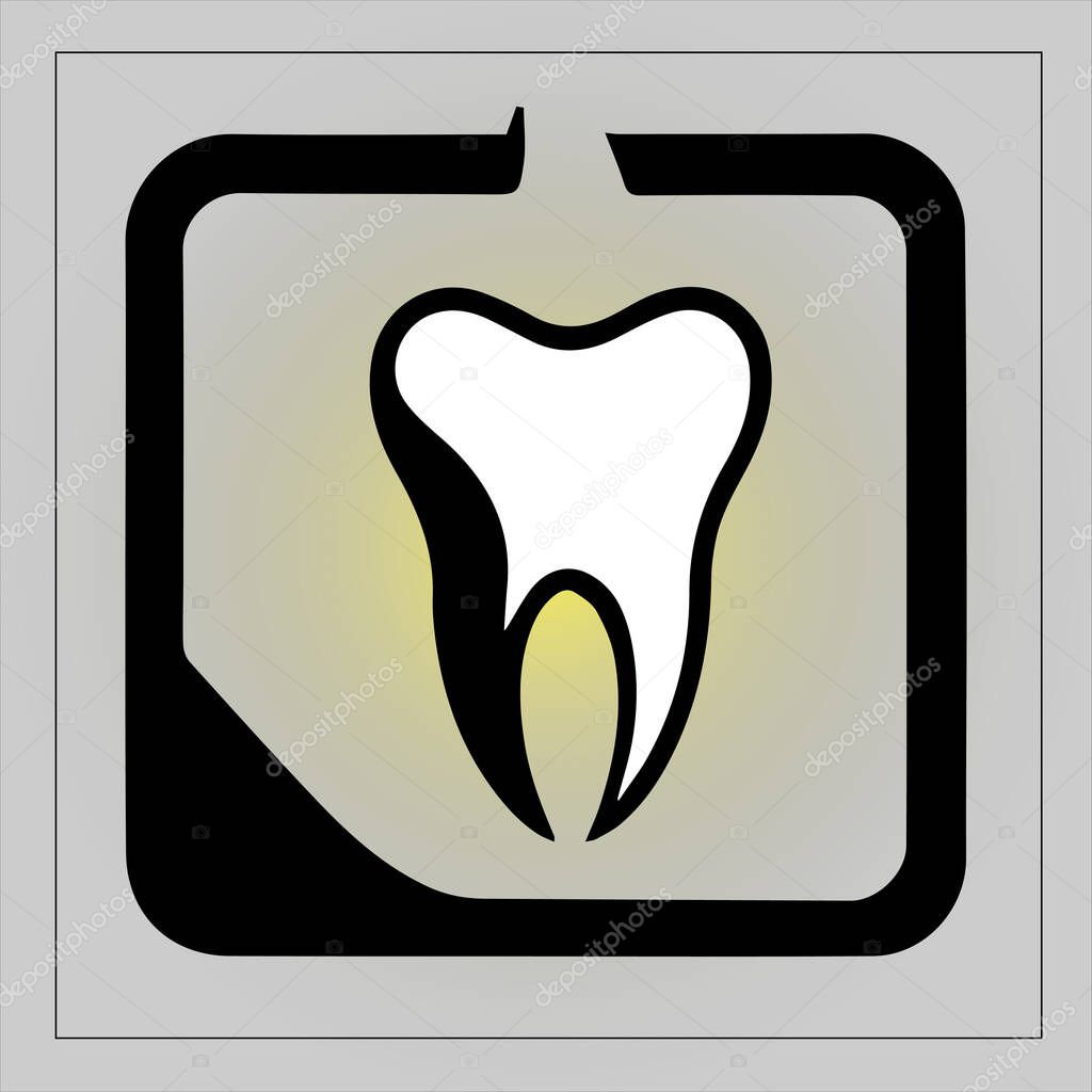 Teeth  icon. Vector illustration