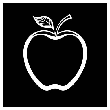 Yapraklı El Elması, Çizgi Sanatı, Siluet ve Taze Çiğ