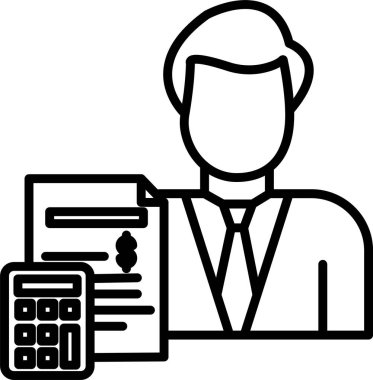 Muhasebeci Simgesi Sanatı