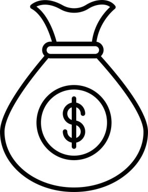 Para Torbası Simgesi Sanatı