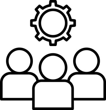 Takım çalışması Simgesi Sanatı