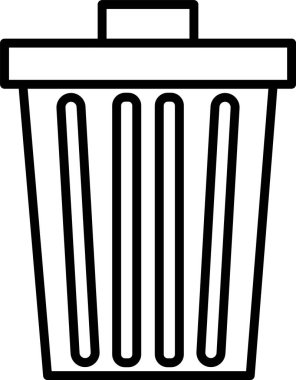 Çöp kutusu Simgesi Sanatı