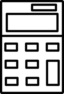 Hesap Makinesi Simgesi Sanatı