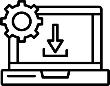 Dizüstü bilgisayar Simgesi Sanatı