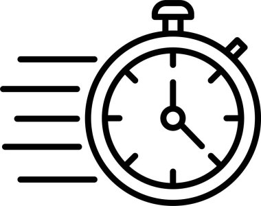 Hızlı Zaman Simgesi Sanatı