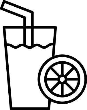 Taze Meyve Suyu Simgesi Sanatı